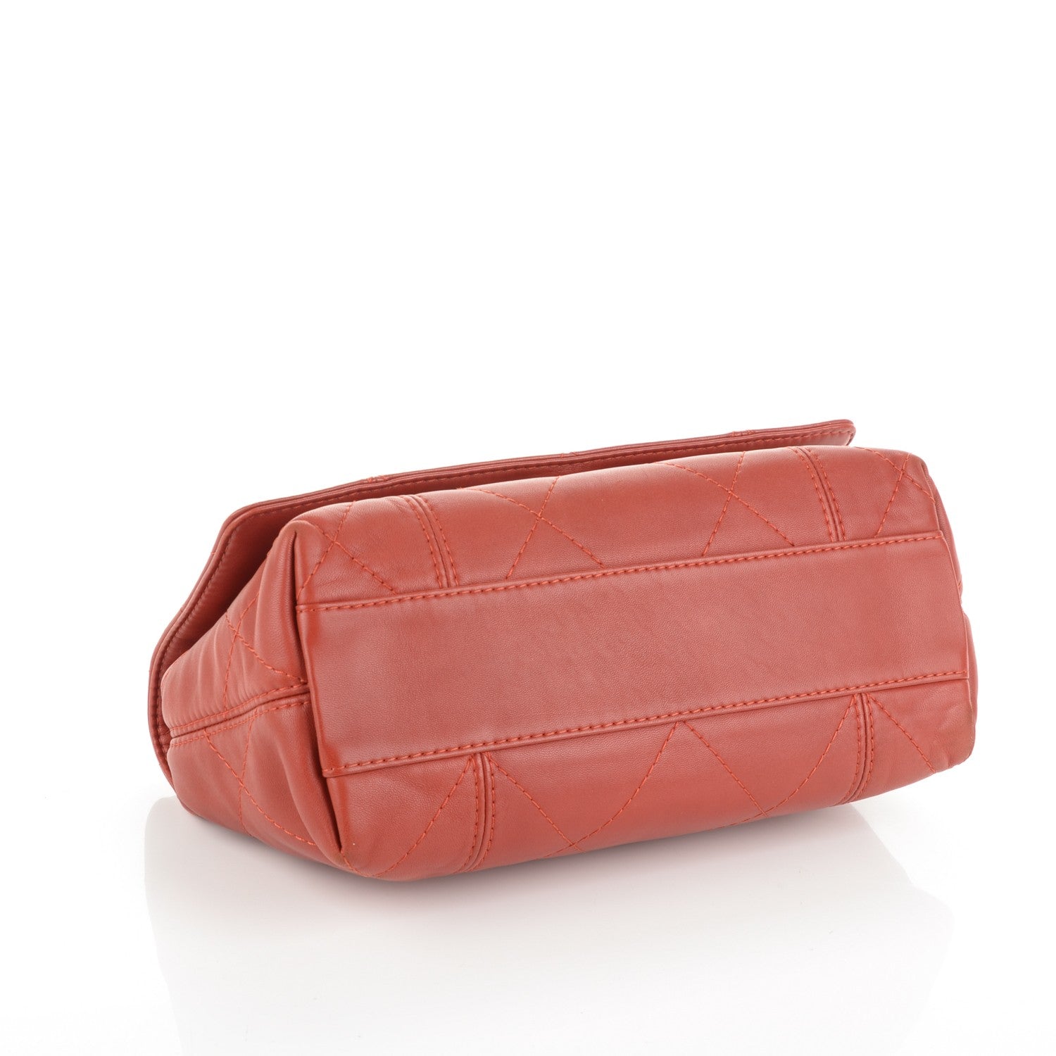 Chanel Lambskin Quilted Large Soft Touch Flap Dark Ochre 4 of 7
