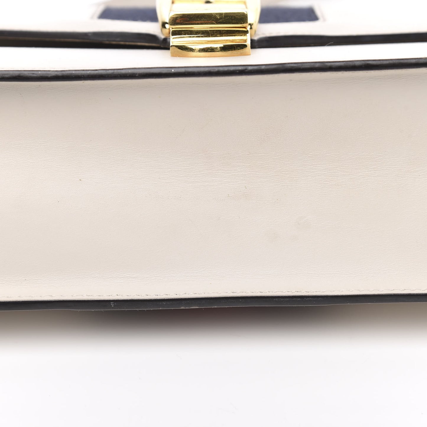 Calfskin Small Sylvie Shoulder Bag Off White