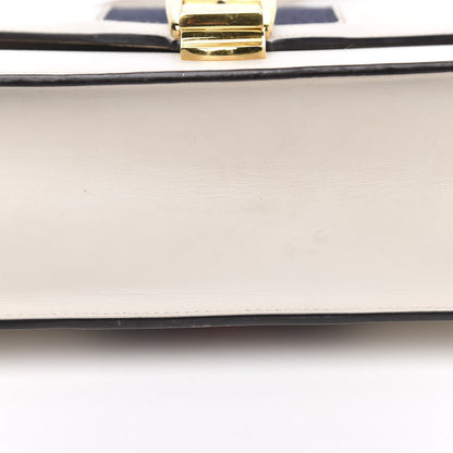 Gucci Calfskin Small Sylvie Shoulder Bag Off White 10 of 15