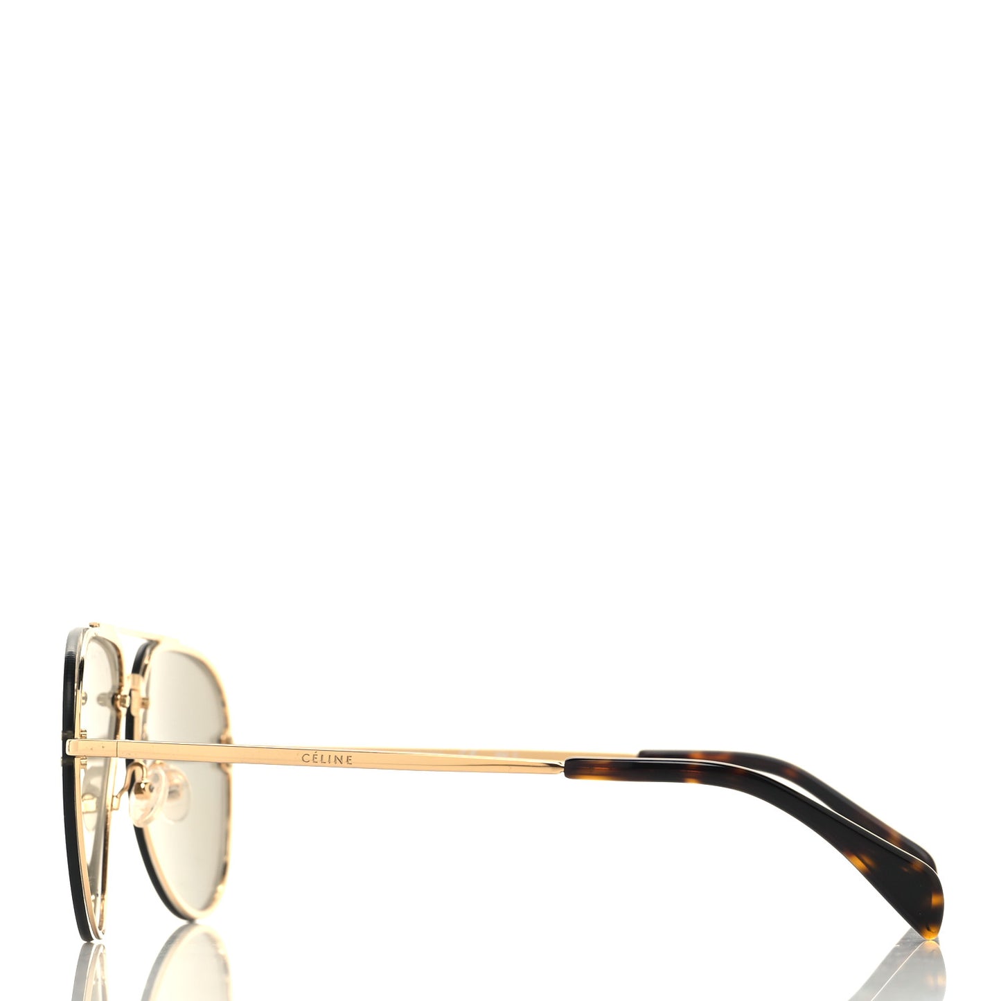 Mirror Aviator Sunglasses CL41391/S Gold Blue