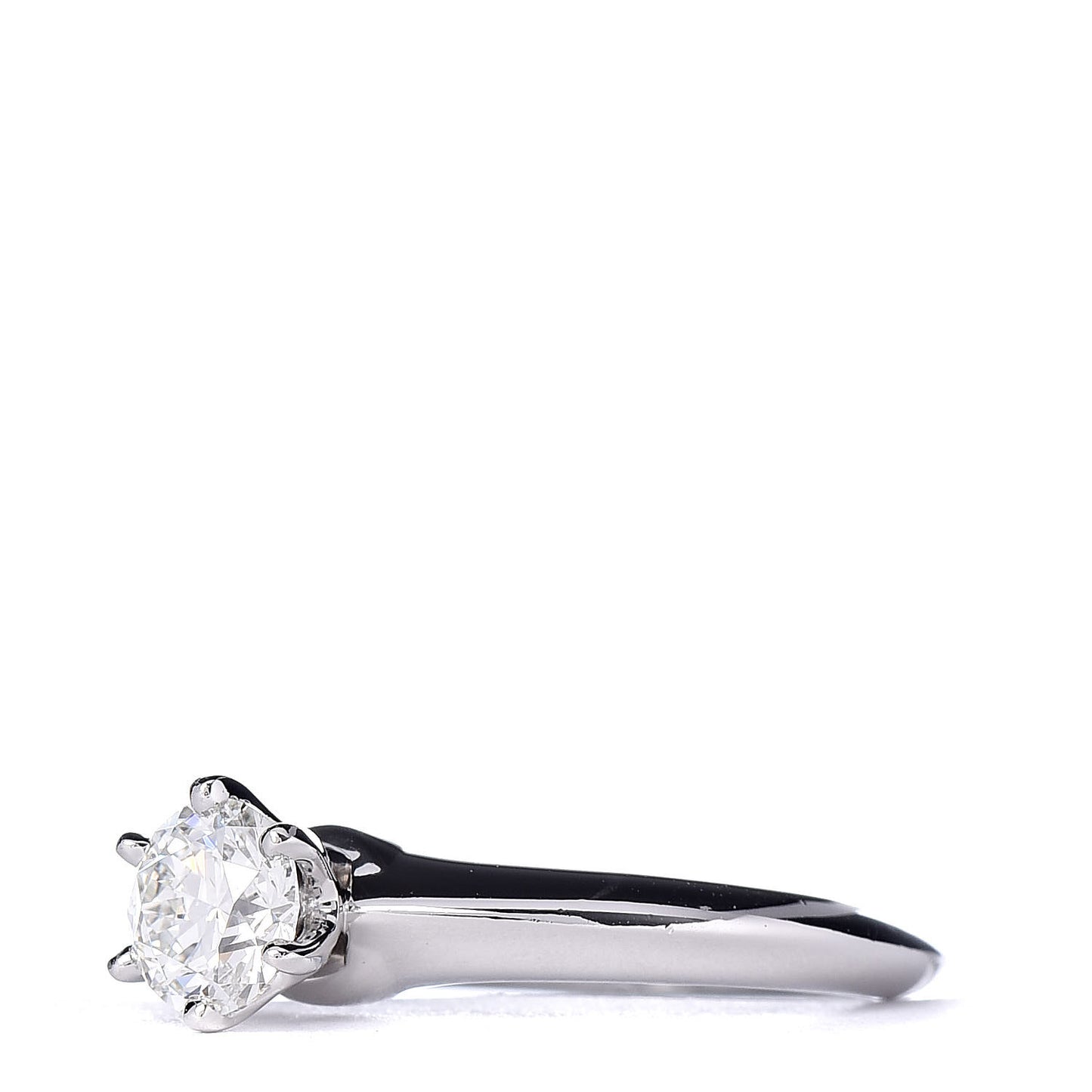 Platinum Diamond .52ct Solitaire Engagement Ring 46 3.75