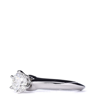 Tiffany Platinum Diamond .52ct Solitaire Engagement Ring 46 3.75 3 of 6