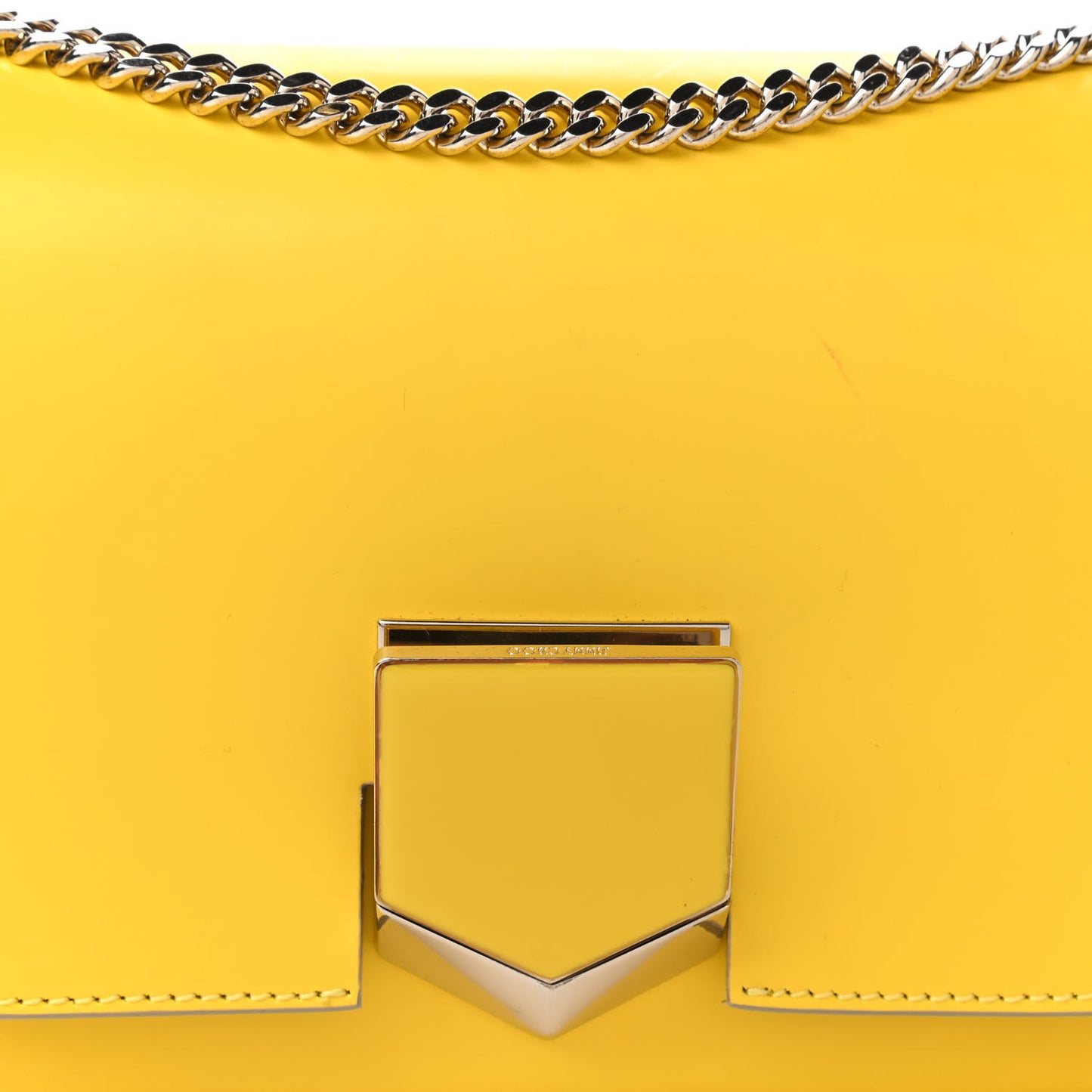 Spazzolato Lockett Petite Shoulder Bag Yellow
