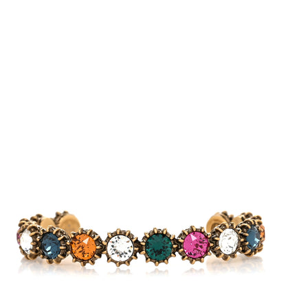 Gucci Crystal Bracelet Aged Gold Multicolor 1 of 6