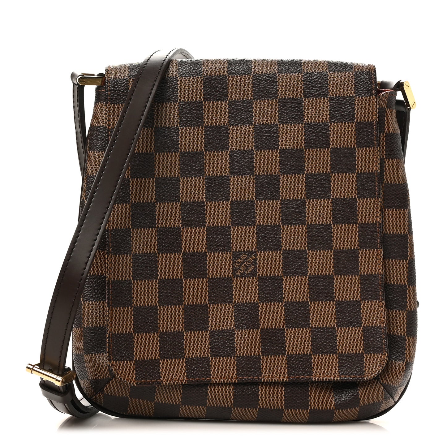 Damier Ebene Musette Salsa Long Strap