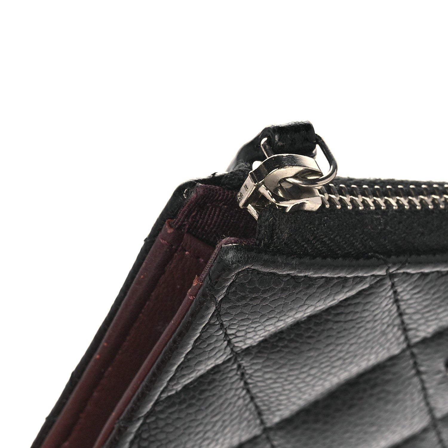 Chanel Caviar Quilted Zipped Key Holder Case Black 11 of 12