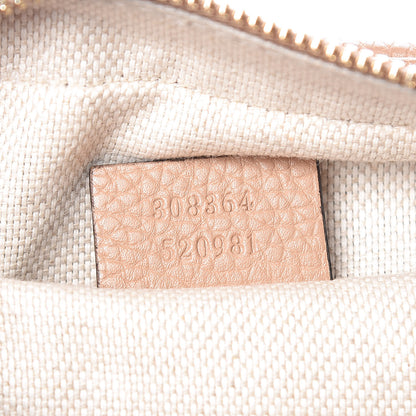 Gucci Pebbled Calfskin Small Soho Disco Bag Rose Beige 7 of 10