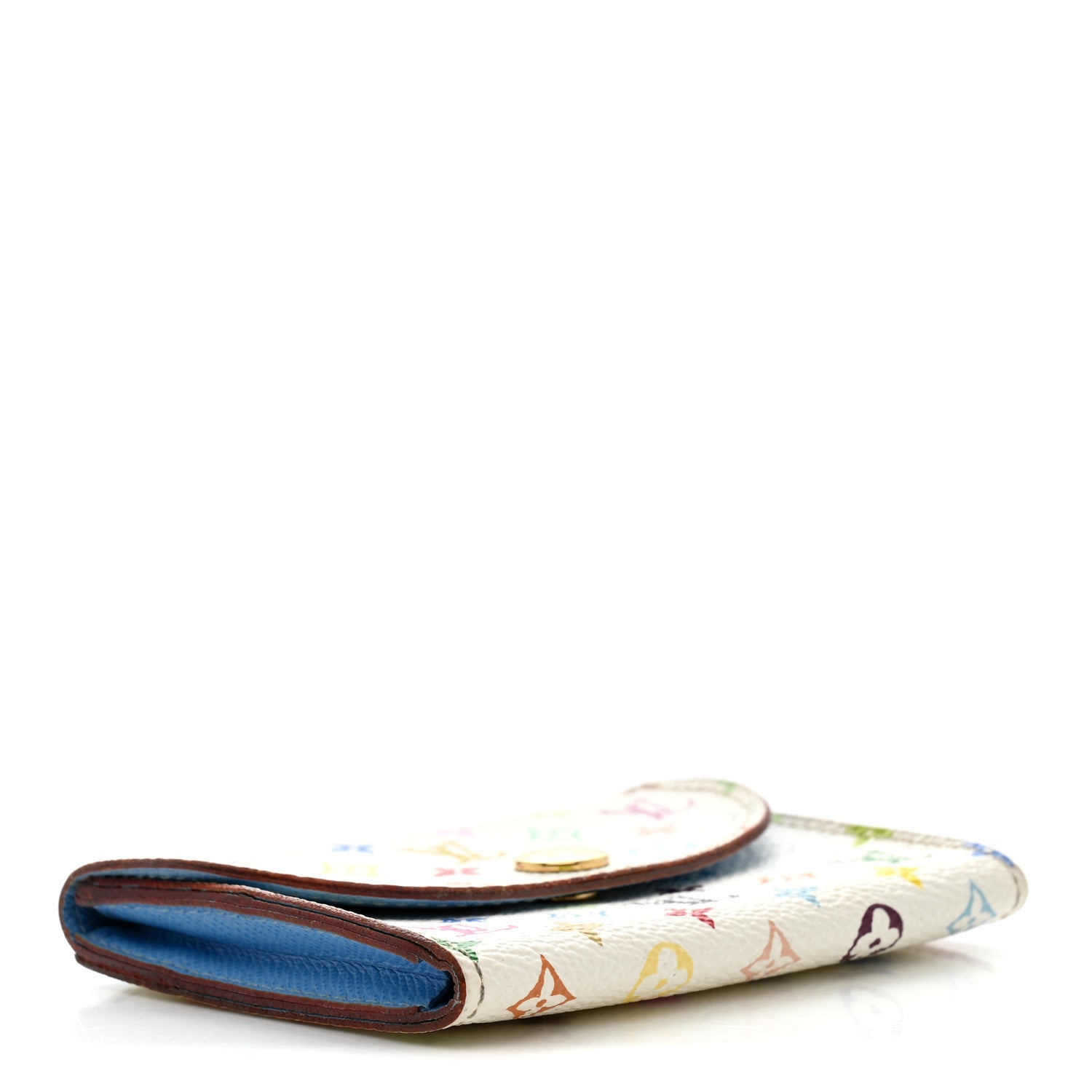 Louis Vuitton Monogram Multicolor Business Card Holder White Raisin 4 of 10