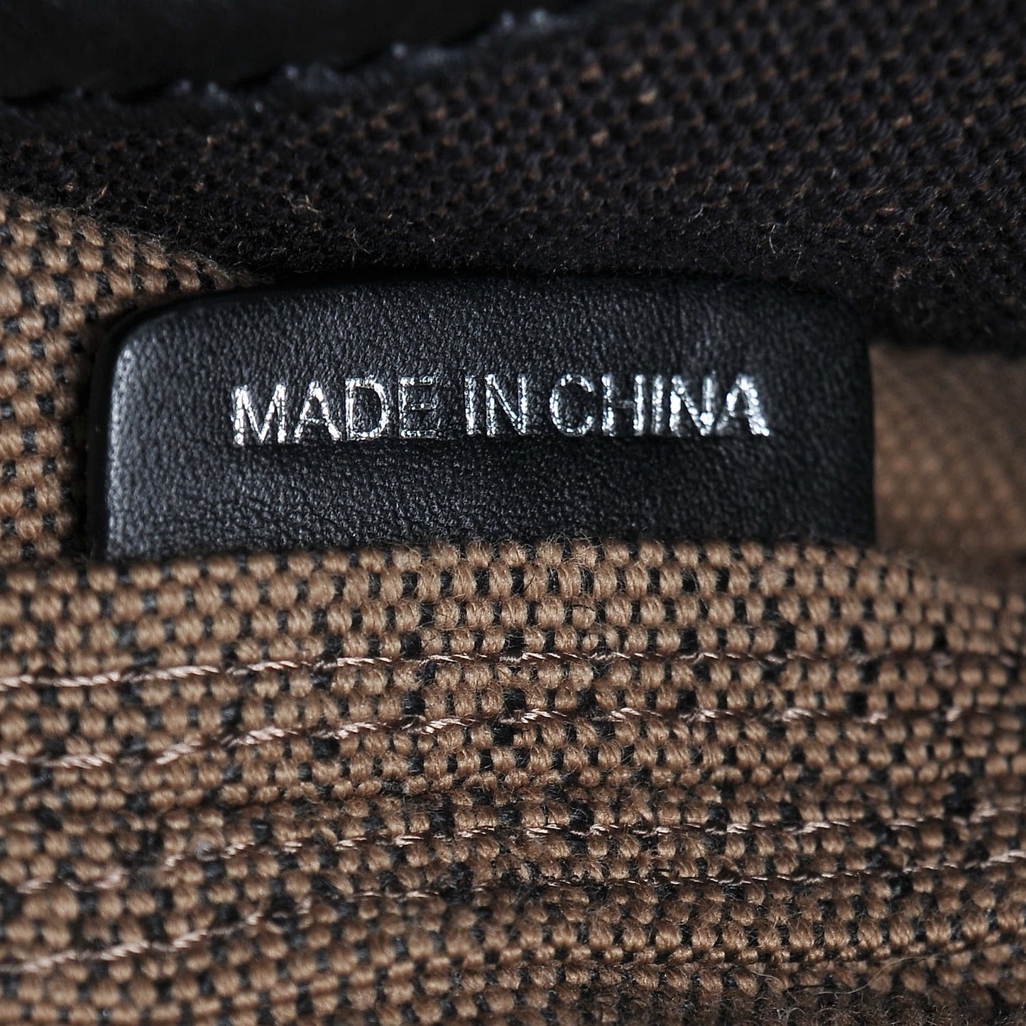 Canvas Mega Check Medium Ashby Hobo Black