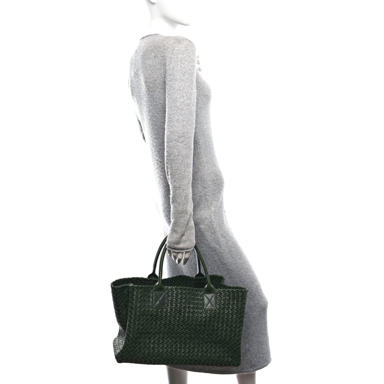 Bottega Veneta Chevre Intrecciato Medium Cabat Bottle 2 of 12