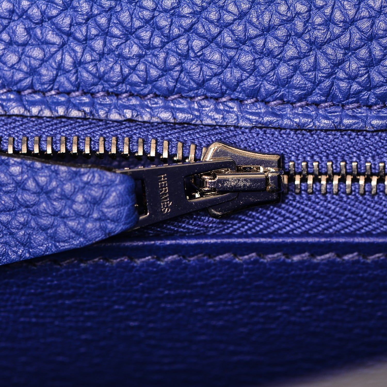Hermes Togo Kelly Retourne 32 Bleu Electrique 21 of 25