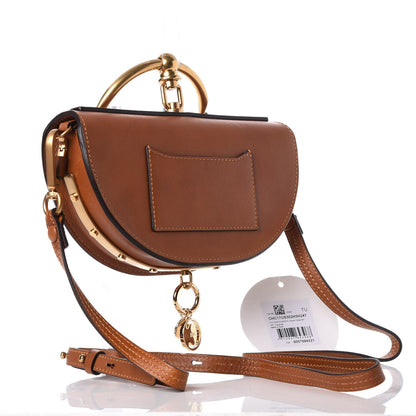 Chloe Calfskin Small Nile Bracelet Minaudiere Bag Caramel 3 of 9