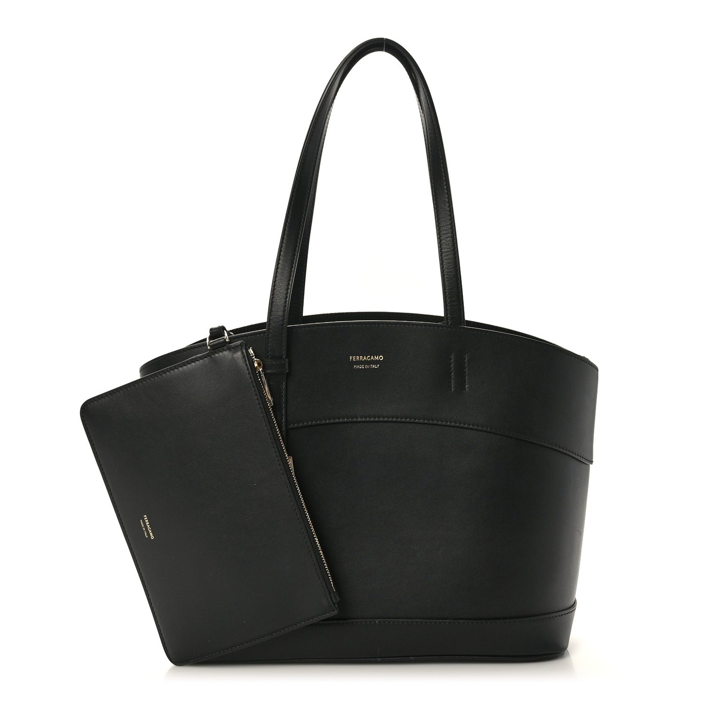 Calfskin Charming Tote Black