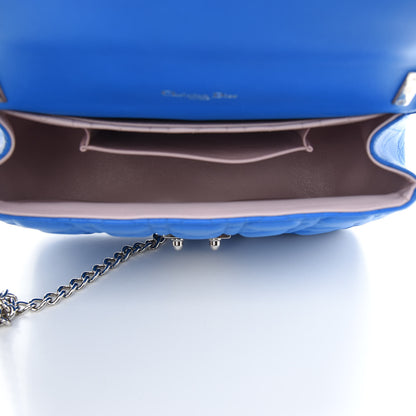 Christian Dior Lambskin Cannage Large Miss Dior Flap Blue 5 of 8