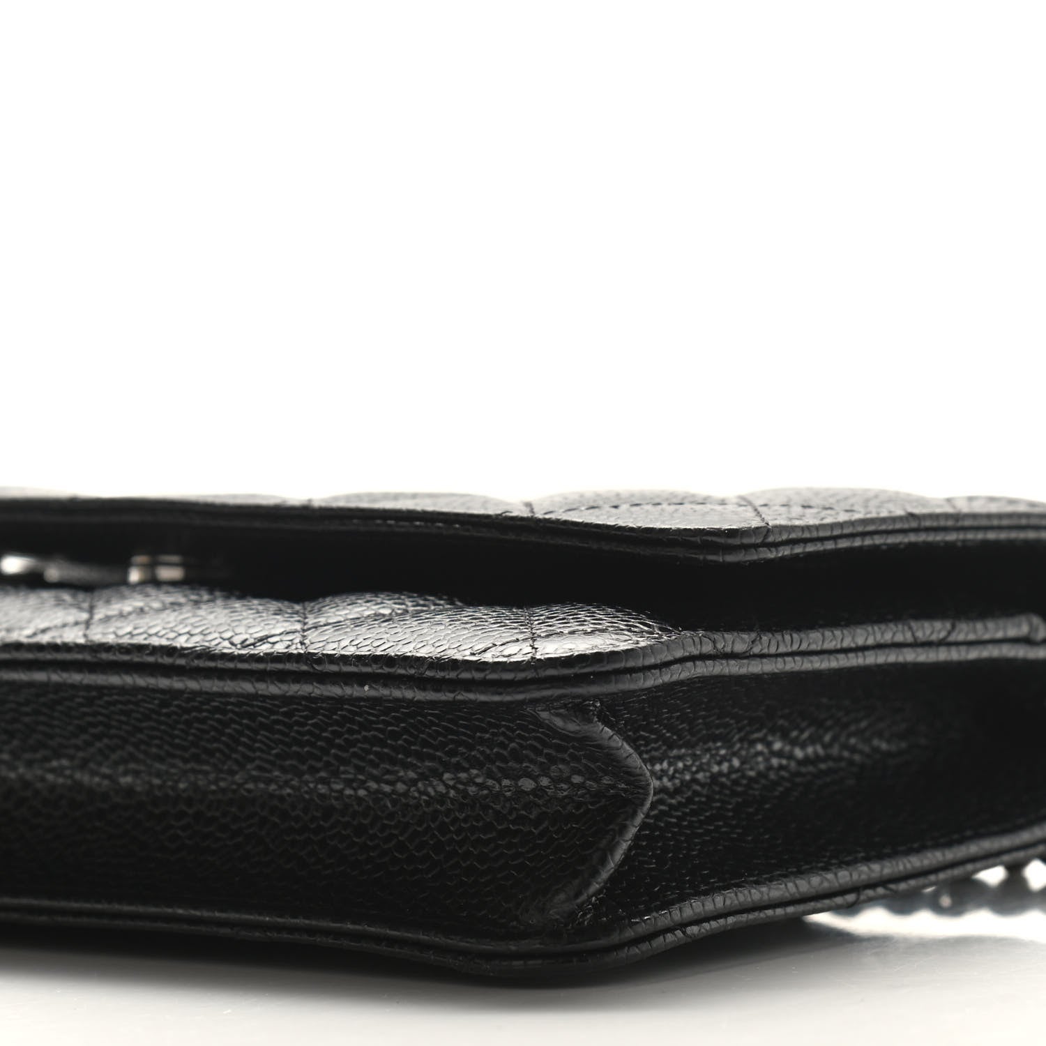 Chanel Caviar Quilted Wallet On Chain WOC Black 10 of 10