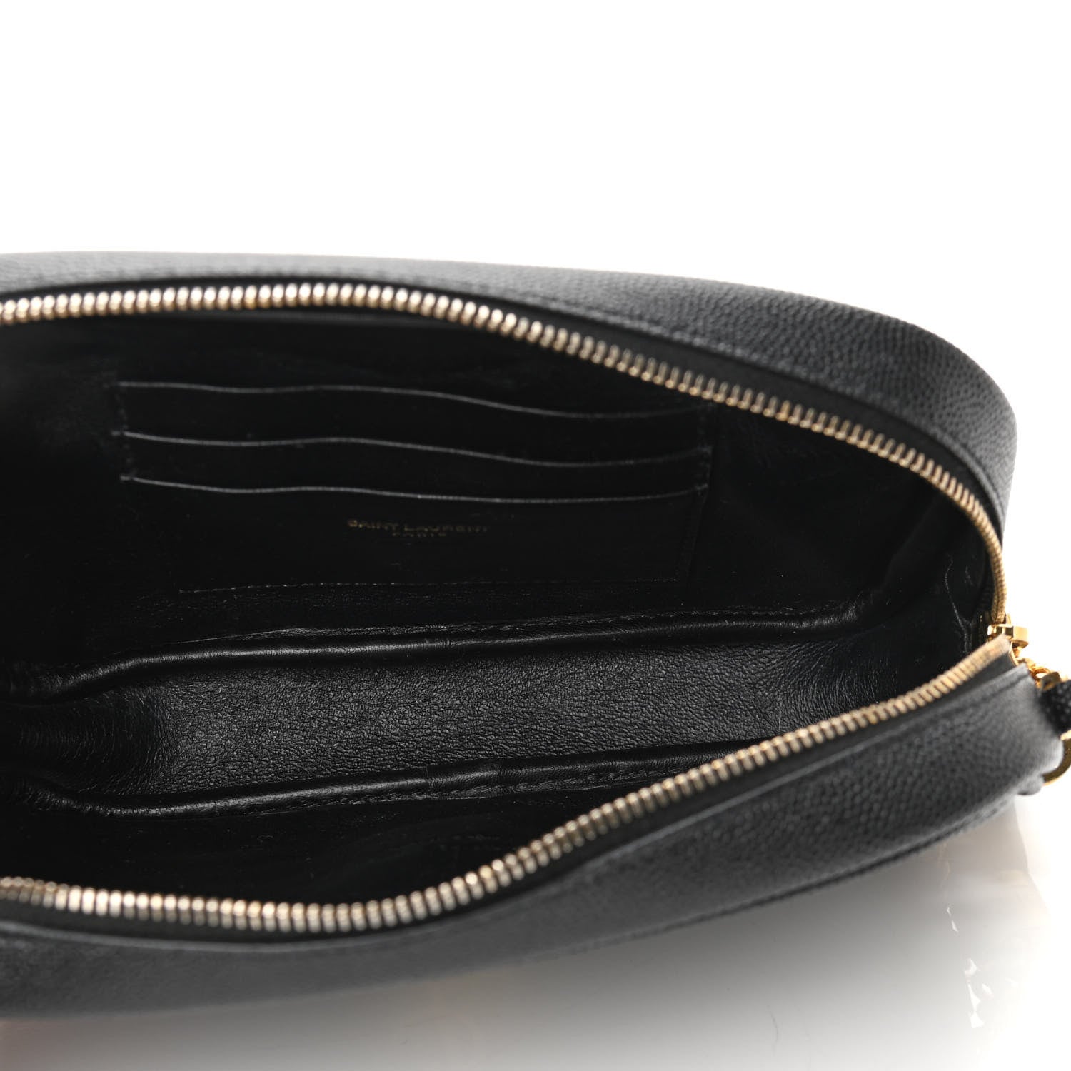 Saint Laurent Grain De Poudre Matelasse Monogram Mini Lou Camera Bag Black 5 of 11