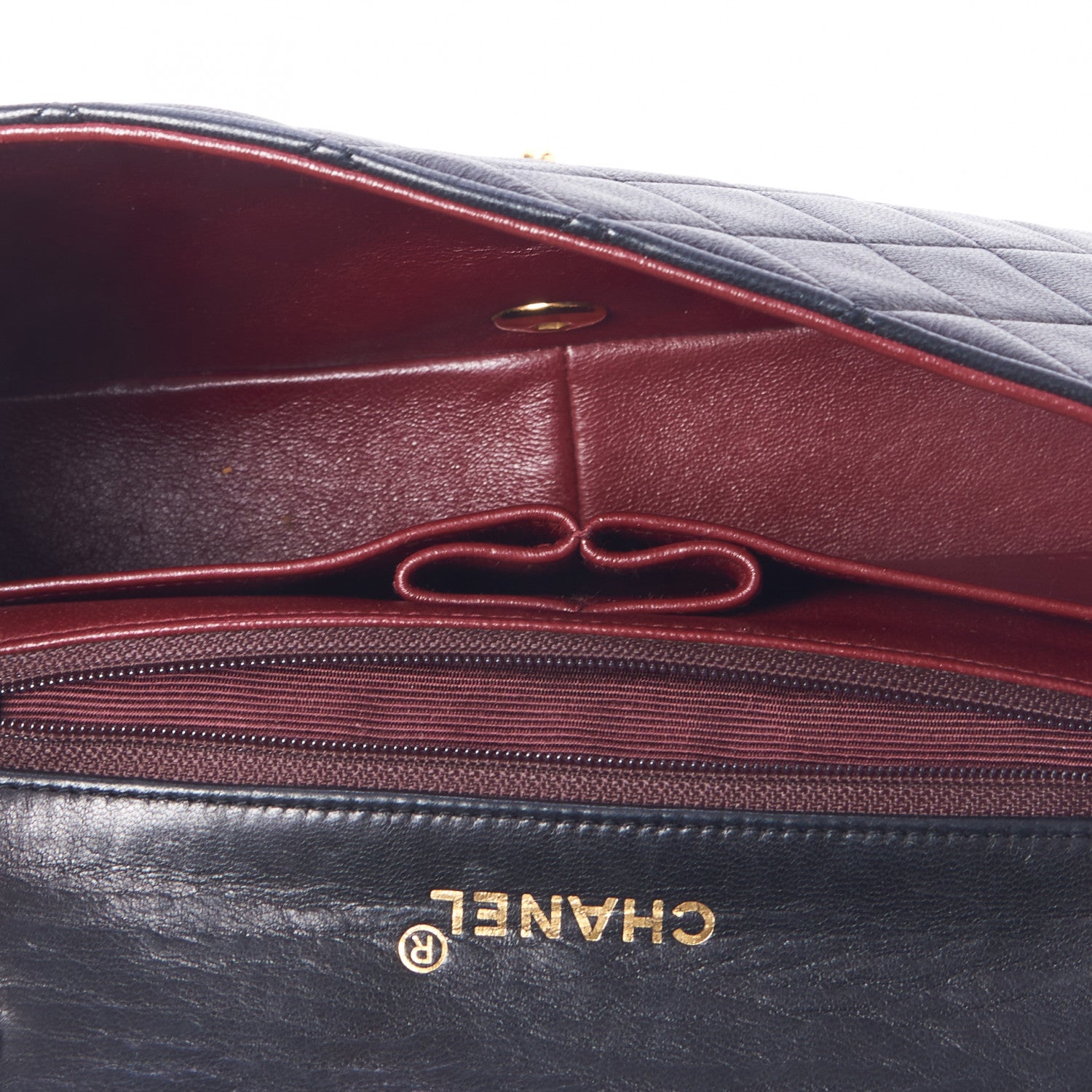 Chanel Lambskin Quilted Small Single Flap Black 7 of 10