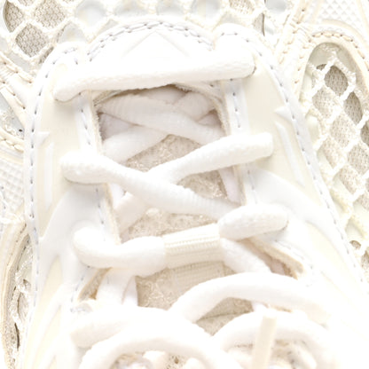 Bottega Veneta Calfskin Fishnet Fabric Orbit Sneakers 38 White 6 of 10