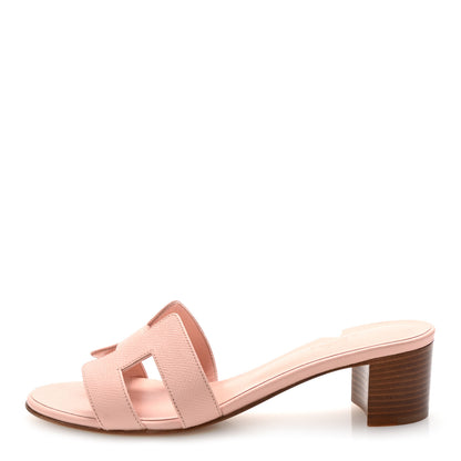 Hermes Epsom Oasis Sandals 40 Rose Pale 1 of 10