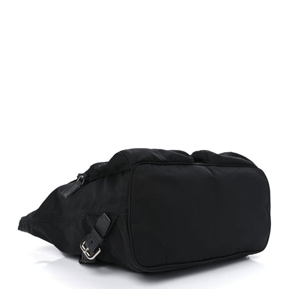 Prada Nylon Vela Medium Backpack Black 4 of 10