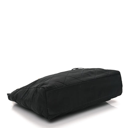 Prada Re-Nylon Impuntu Quilted Re-Edition 1995 Chaine Medium Tote Bag Black 4 of 11
