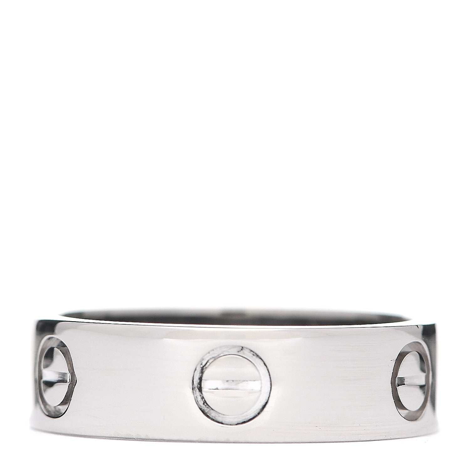 Cartier 18K White Gold 5.5mm LOVE Ring 57 8 3 of 5