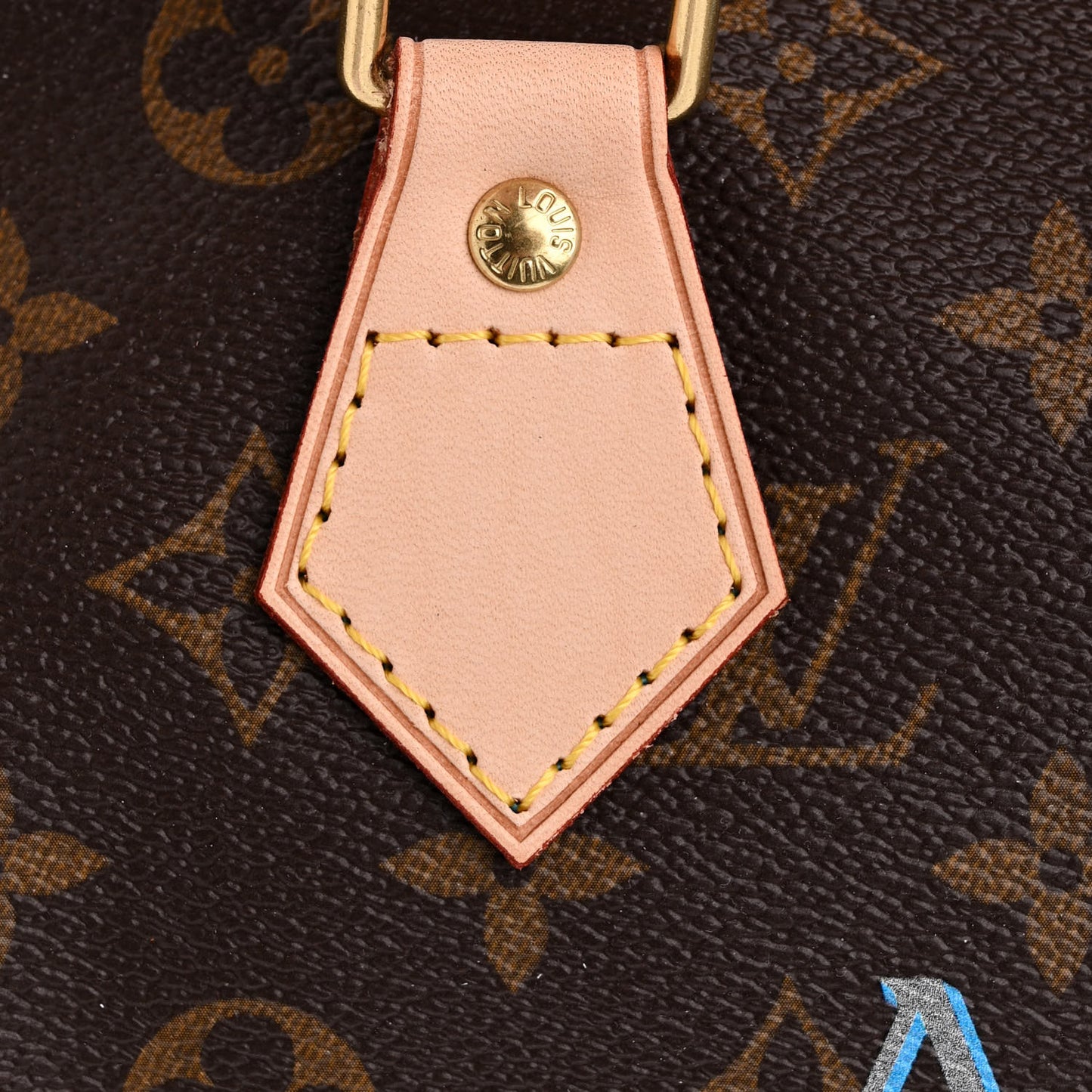 Monogram My LV Heritage Speedy Bandouliere 30 Blue Grey