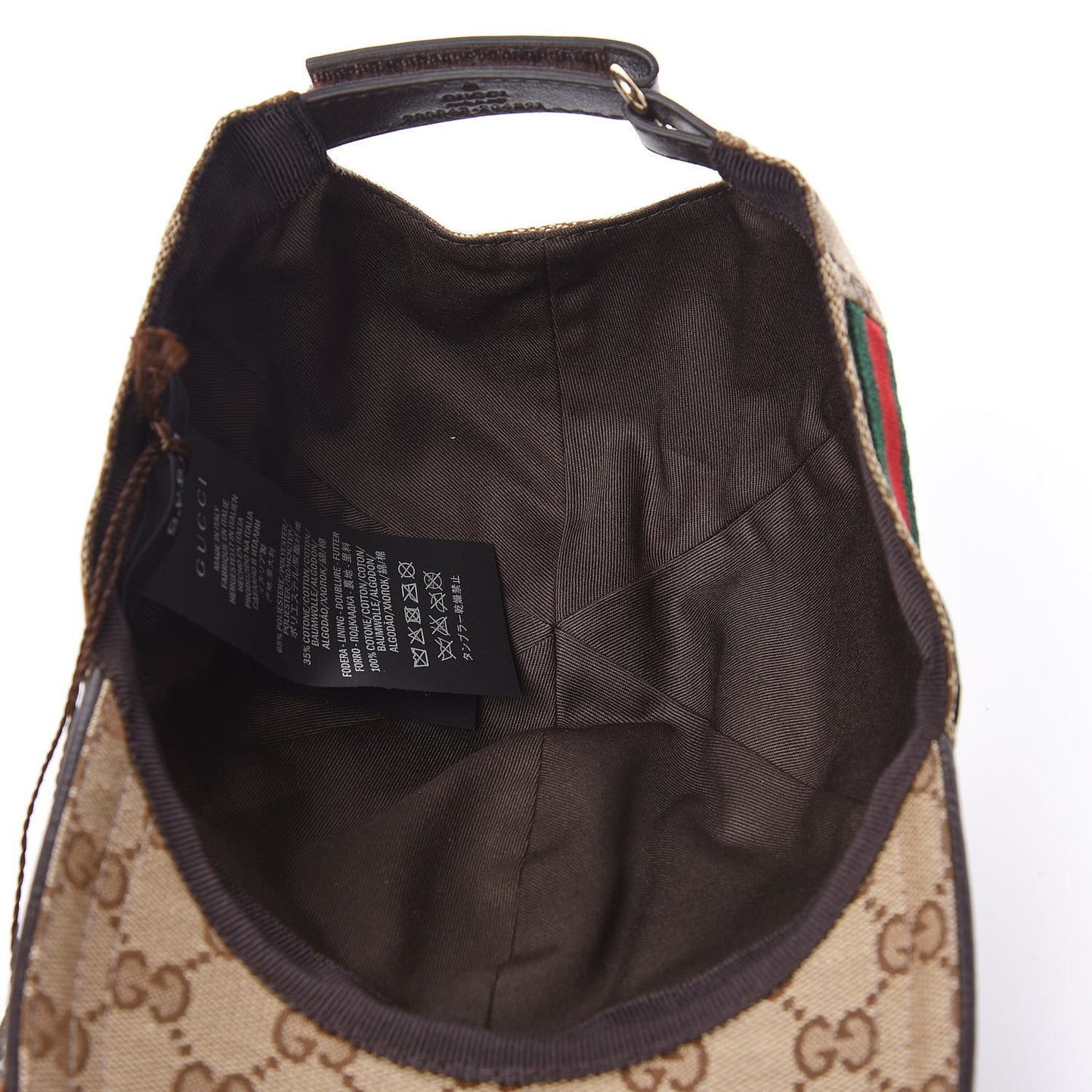 Monogram Web Baseball Hat S Beige Cocoa