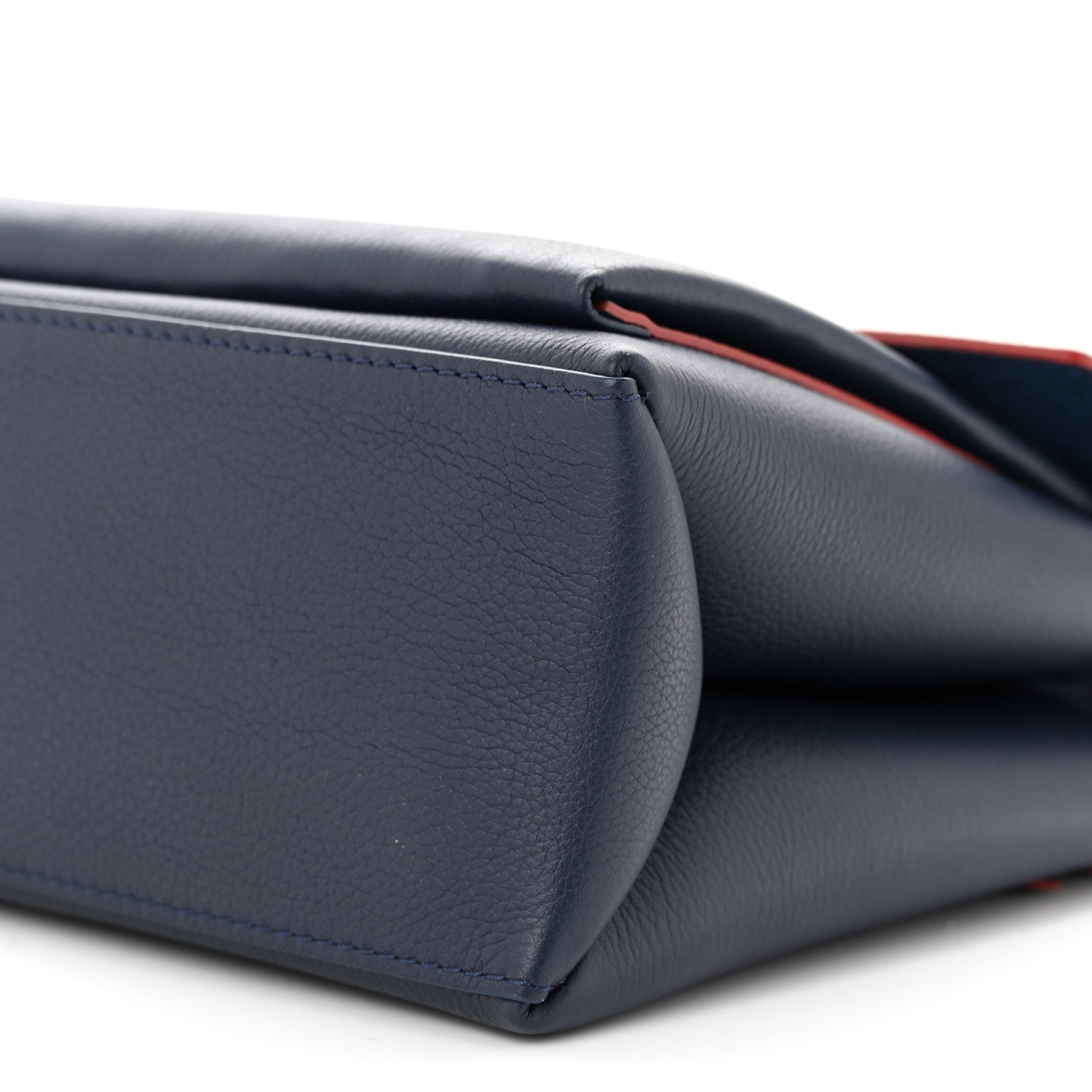 Louis Vuitton Soft Calfskin My Lockme Top Handle Marine Rouge 10 of 12