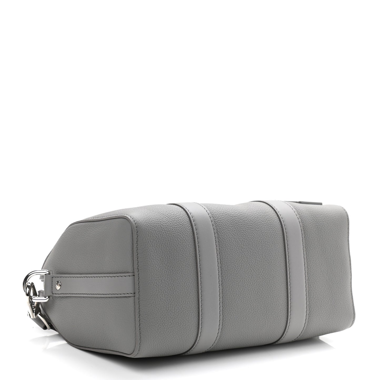 Grained Calfskin Aerogram City Keepall Gris