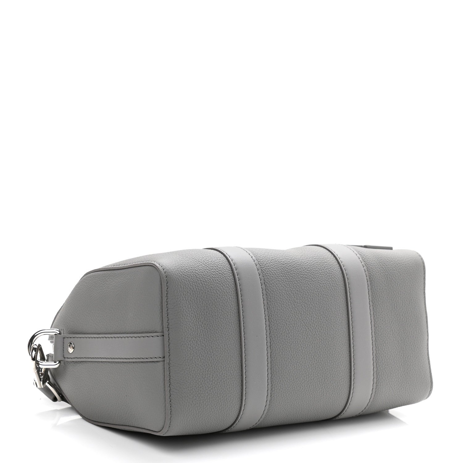Louis Vuitton Grained Calfskin Aerogram City Keepall Gris 4 of 9