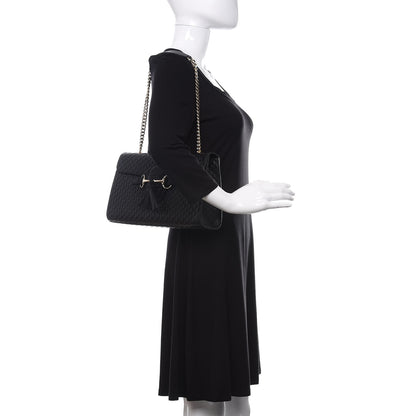 Gucci Microguccissima Medium Emily Chain Shoulder Bag Black 2 of 10