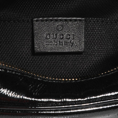 Gucci Soft Patent Small Soho Disco Bag Black 5 of 9