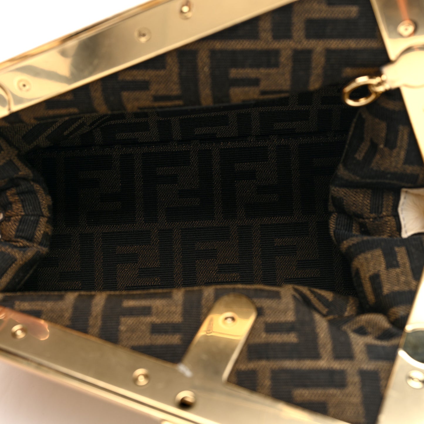 Lambskin Tessuto Treccia Small Fendi First Grezzo