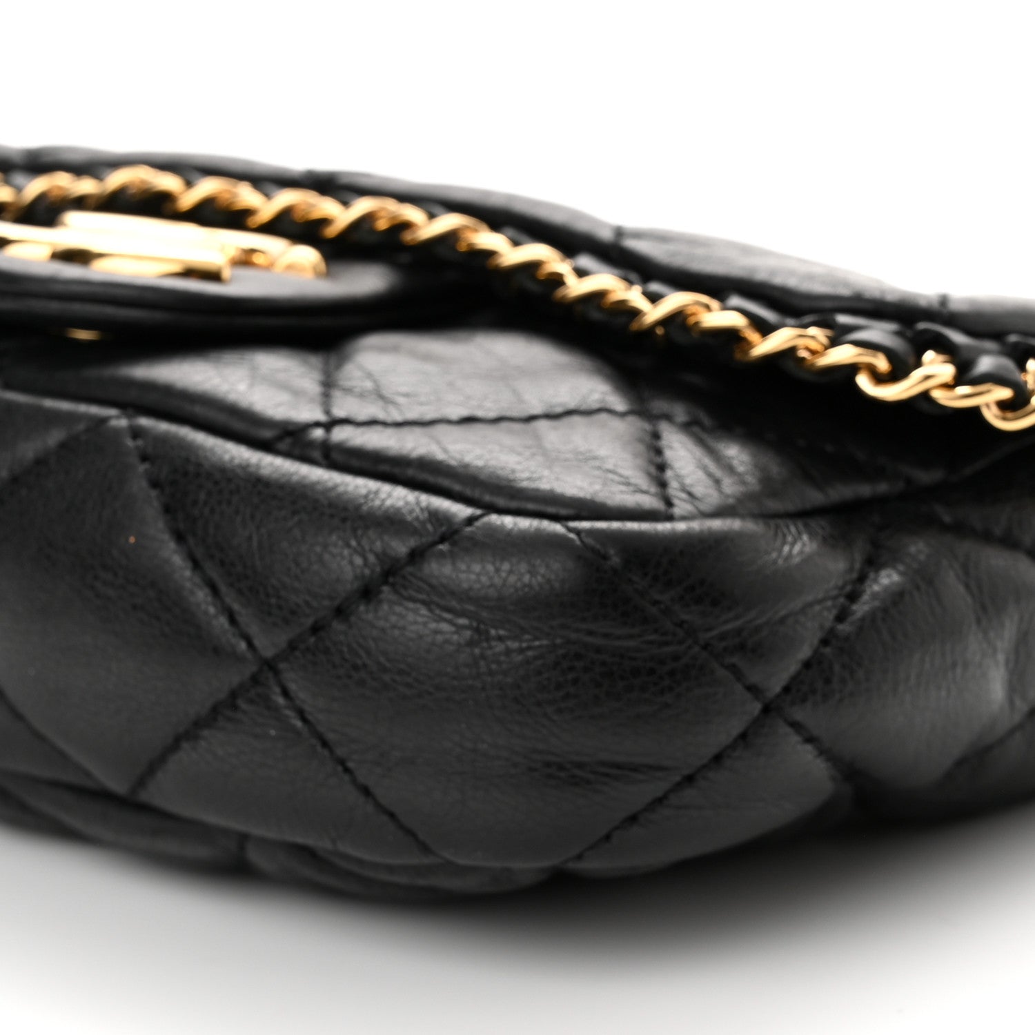 Chanel Calfskin Mini Chain Me Flap Black 7 of 8