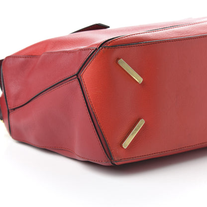 Loewe Calfskin Colorblock Medium Puzzle Bag Red 9 of 13
