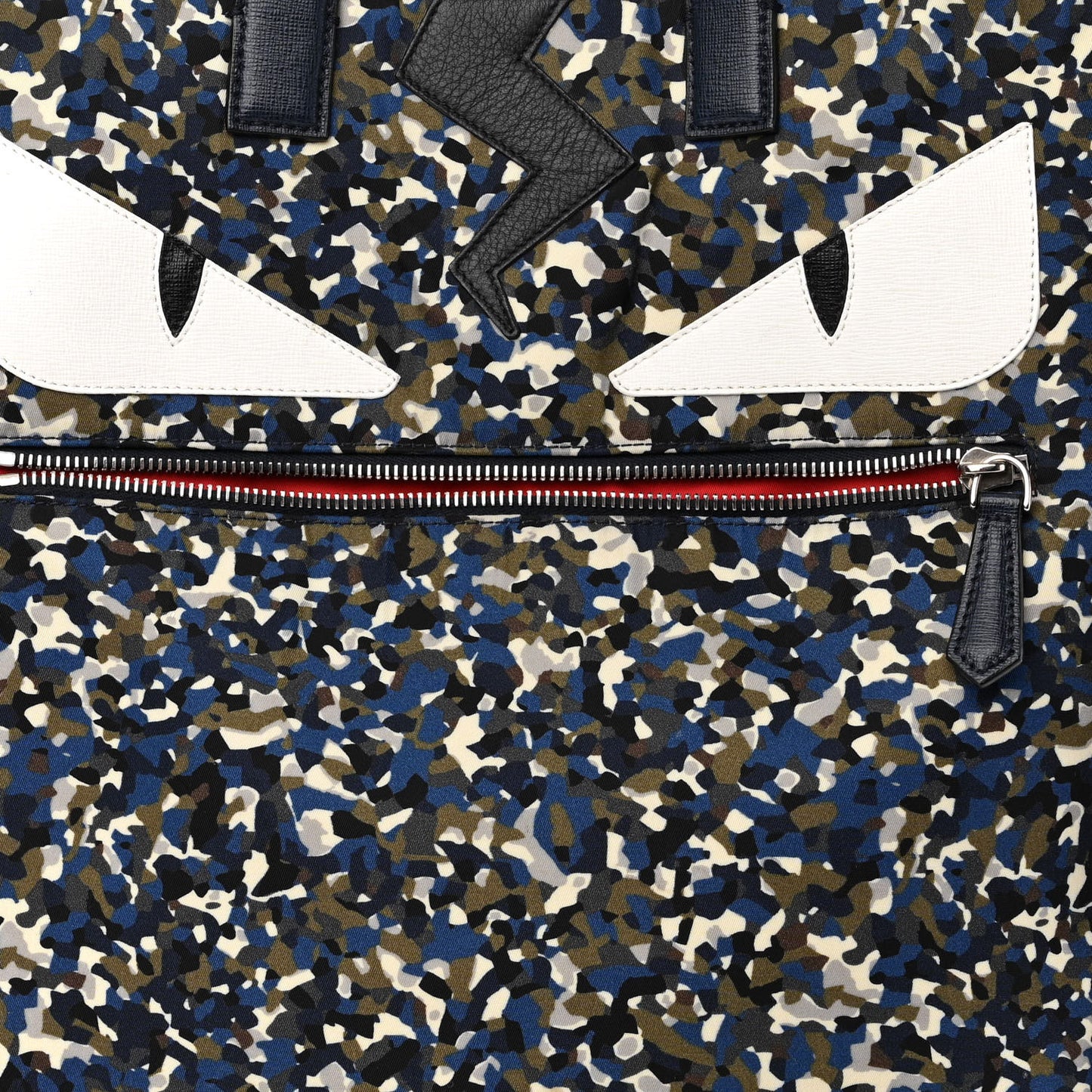 Nylon Vitello Elite Flamingo Granite Lightning Monster Eyes Vertical Tote Military Lavagna Multicolor