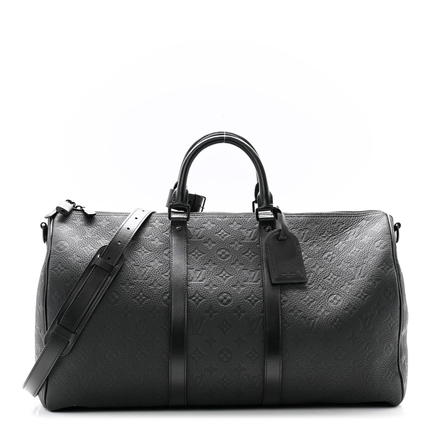 Taurillon Monogram Keepall Bandouliere 50 Black