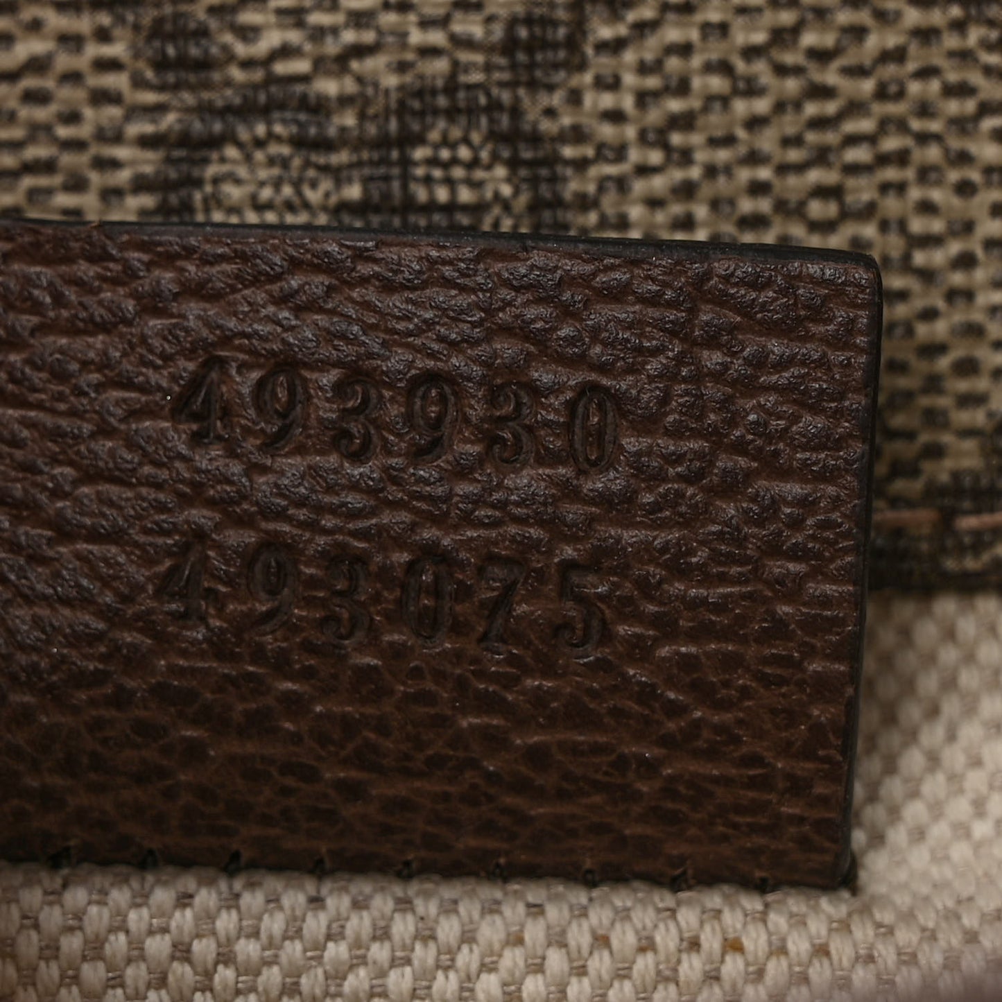 GG Supreme Monogram Neo Vintage Web Belt Bag Brown