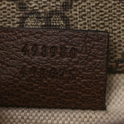 Gucci GG Supreme Monogram Neo Vintage Web Belt Bag Brown 7 of 9