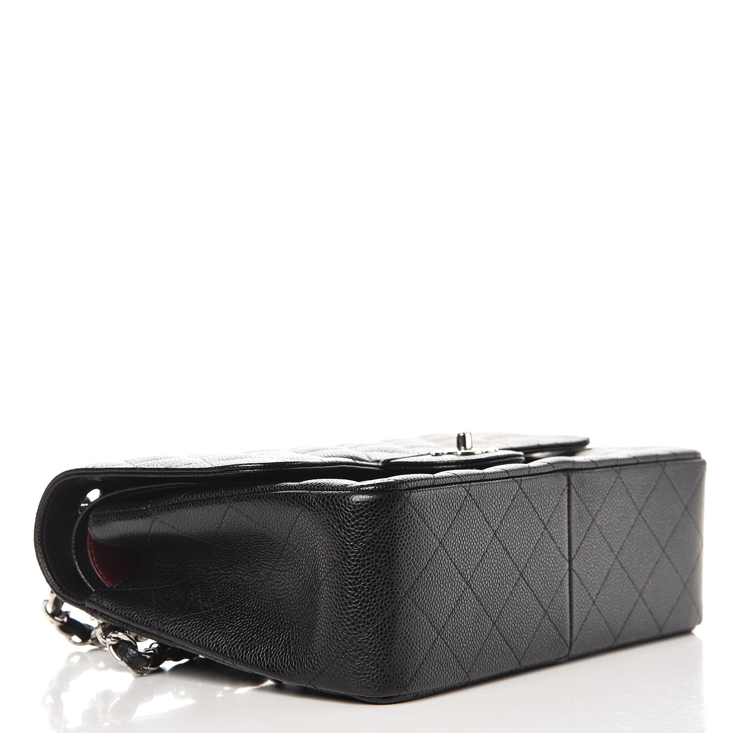 Chanel Caviar Quilted Jumbo Double Flap Black 5 of 12