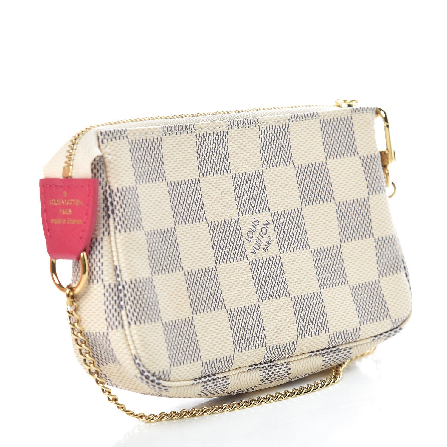 Louis Vuitton Damier Azur 2017 Christmas Animation Mini Pochette Accessories 3 of 8