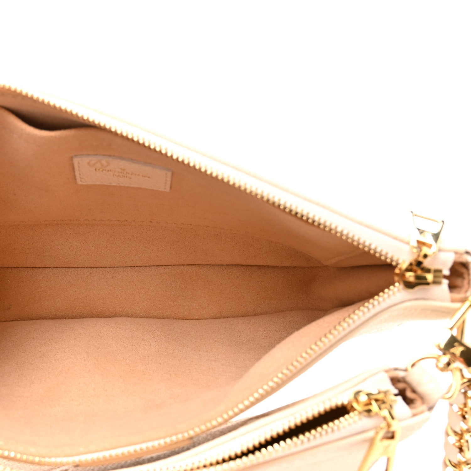 Louis Vuitton Empreinte Monogram Giant Multi Pochette Accessories Cream 5 of 10