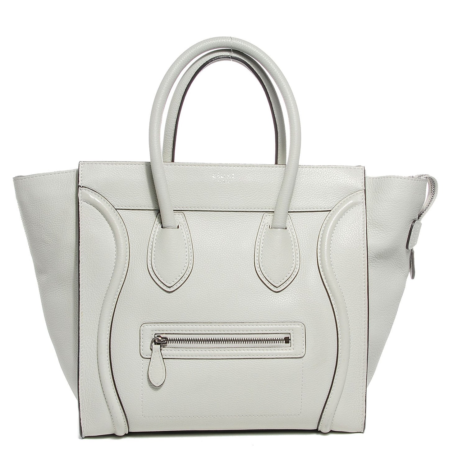 Drummed Calfskin Mini Luggage Lune