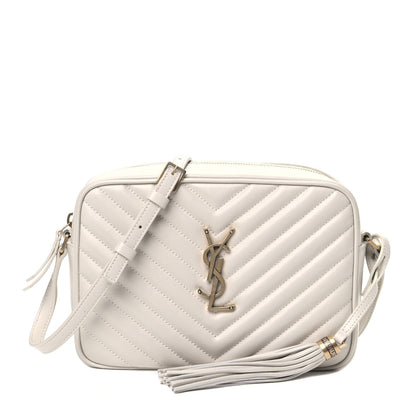Saint Laurent Calfskin Matelasse Monogram Lou Camera Bag Crema Soft 1 of 5