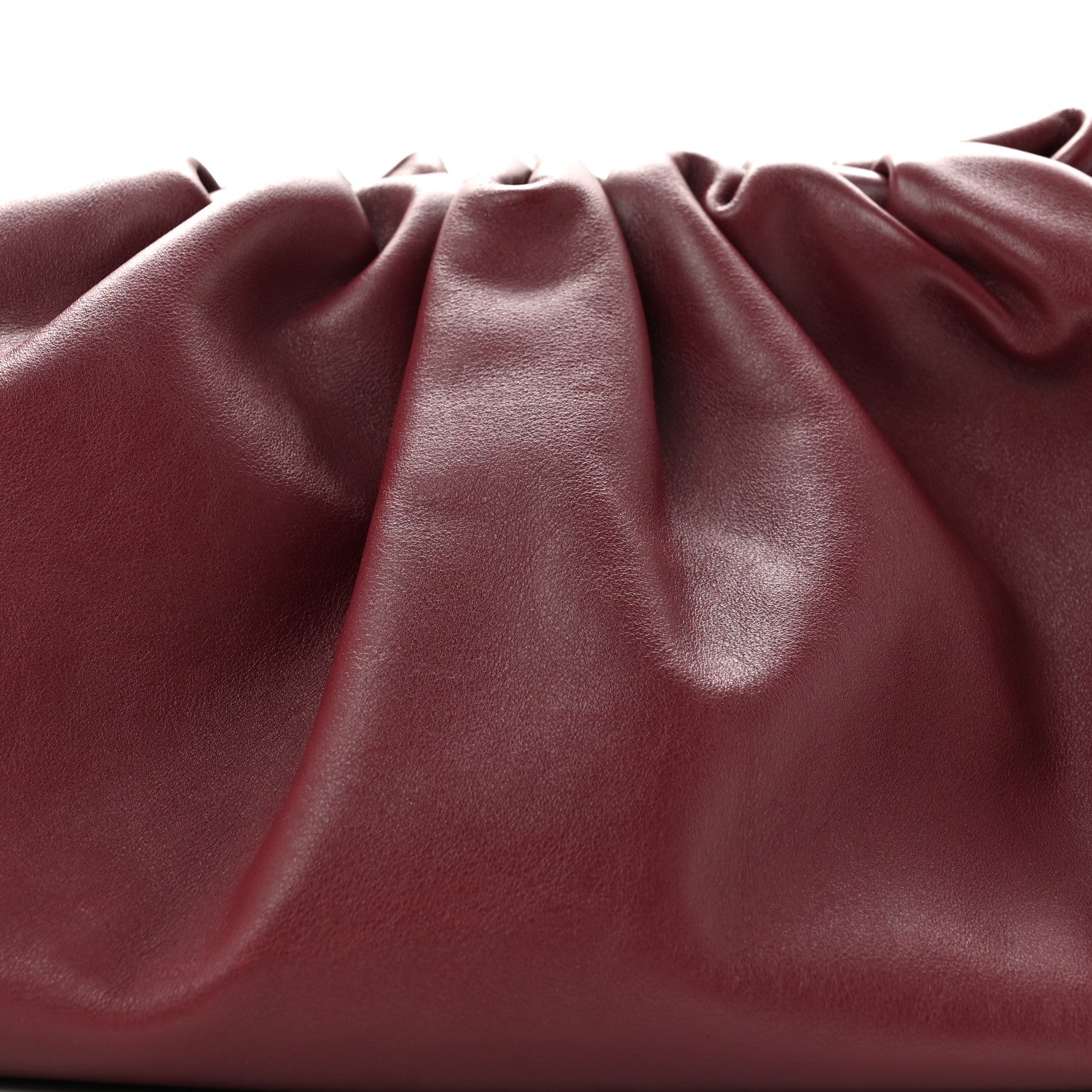 Bottega Veneta Smooth Butter Calf The Pouch Oversized Clutch Bordeaux 8 of 12