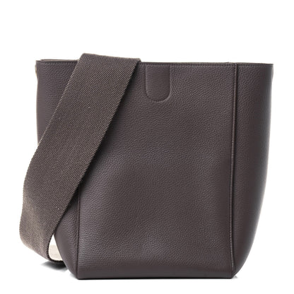 Celine Soft Grained Calfskin Small Sangle Bucket Bag Taupe 1 of 4