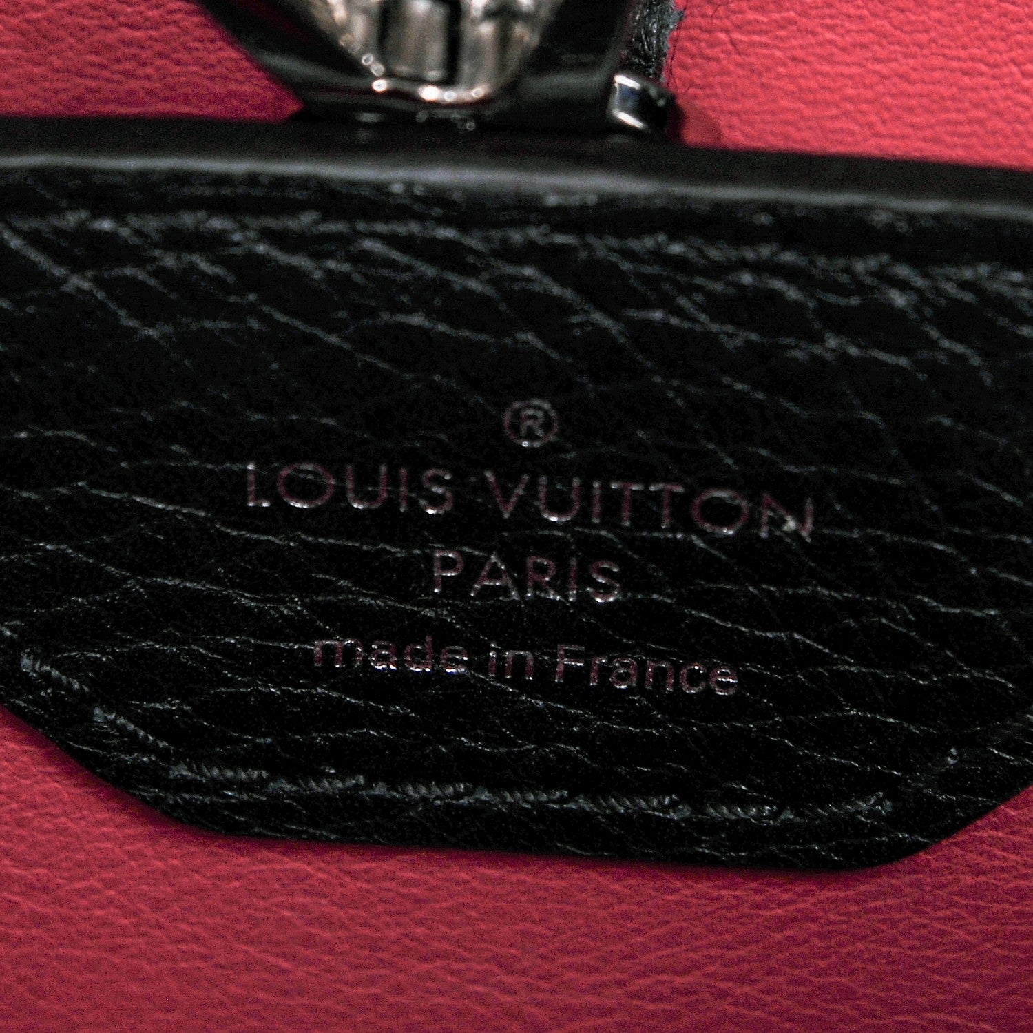 Louis Vuitton Taurillon Capucines BB Black 6 of 6