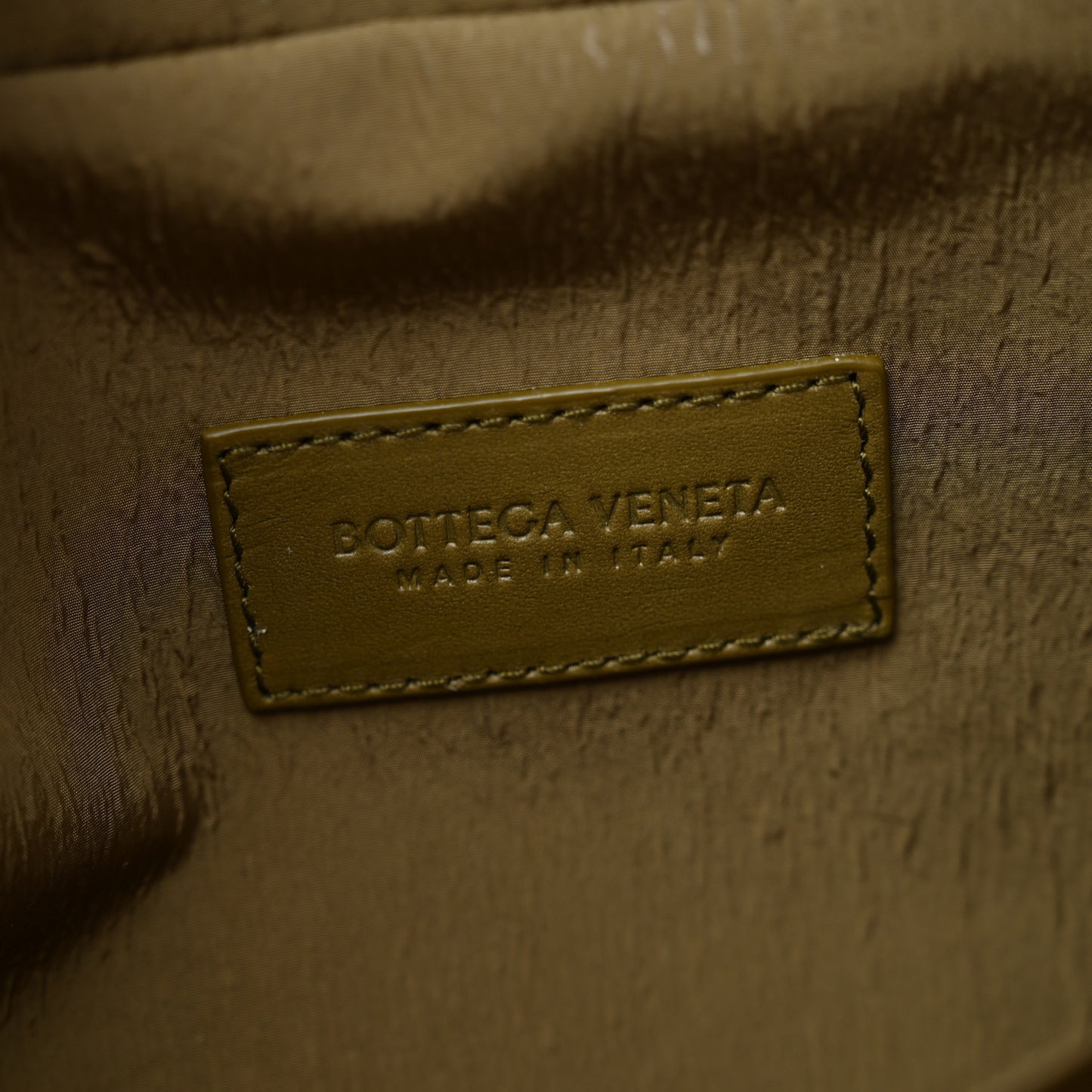 Calfskin Intrecciato Travel Pouch Mud
