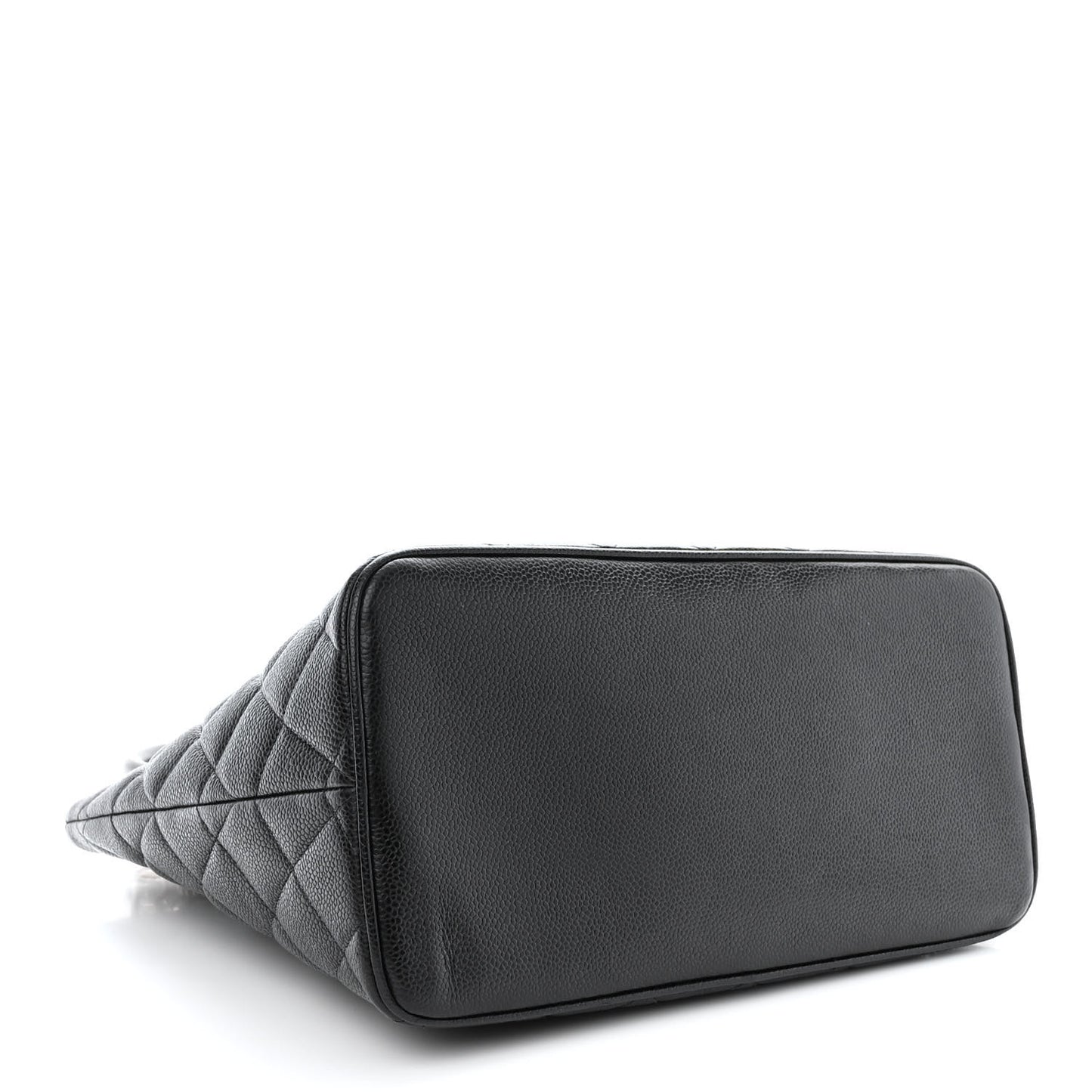 Caviar Quilted Medallion Tote Black